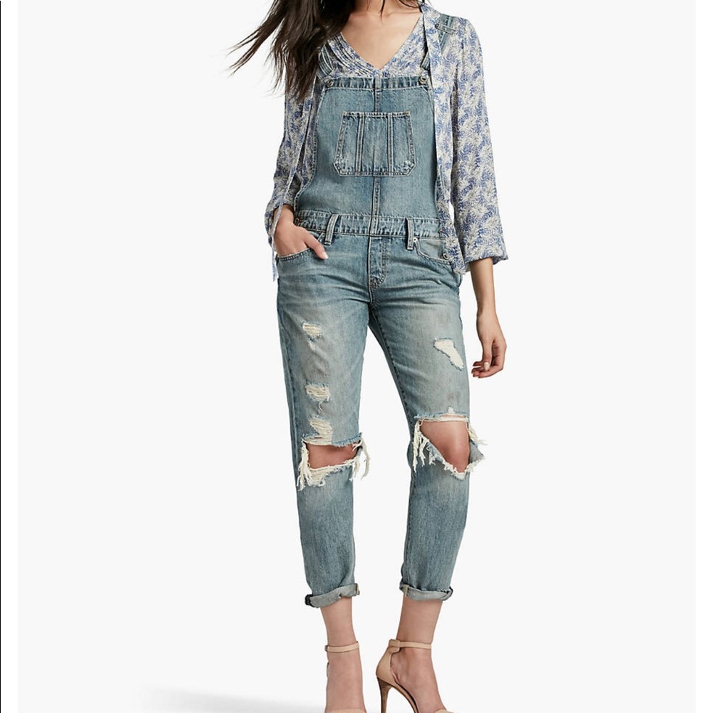 Lucky Brand Boyfriend Overall size 6